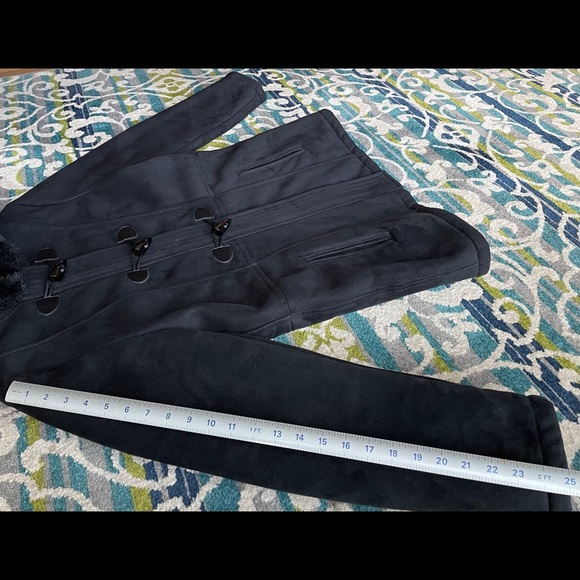 Women’s Sonoma Black Faux Suede & Fur Lined Jacket - Picture 9 of 14